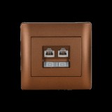 ELMARK RHYME TELEFON ALJZAT (DUPLA) KÁVÉ METÁL