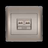 ELMARK RHYME TELEFON ALJZAT (DUPLA) SZÜRKE METÁL