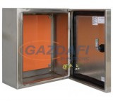 ELMARK rozsdamentes acél elosztószekrény, 300x250x150mm