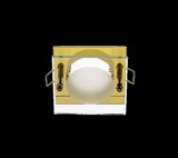 ELMARK SA-712  beépíthető spot lámpatest sülly. üveg előtéttel arany