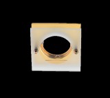 ELMARK SA-712H  beépíthető spot lámpatest sülly. üveg előtéttel arany