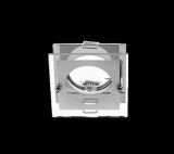 ELMARK SA-712H  beépíthető spot lámpatest sülly. üveg előtéttel nikkel