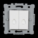 ELMARK SPLENDOR EL06232 DUPLA TELEFON ALJZAT FEHÉR