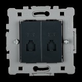 ELMARK SPLENDOR EL06232 DUPLA TELEFON ALJZAT FEKETE