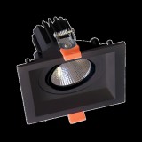 ELMARK SQUARE LED MOVABLE SPOT LIGHT 15W 230V 4000K BLACK