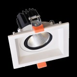 ELMARK SQUARE LED MOVABLE SPOT LIGHT 30W 230V 3000K WHITE