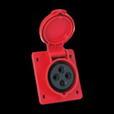 ELMARK SÜLLYESZTETT IPARI DUGALJ HT-424 32A IP44 3P+E 400V