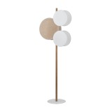 ELMARK TK Lighting Floor lamp PULSE 5960 3xE27 wh/brown