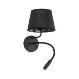 ELMARK TK Lighting Wall lamp MAJA 10203 1xE27+1xG9 black