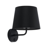 ELMARK TK Lighting Wall lamp MAJA 1884 1xE27 black