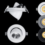 ELMARK TL180 COB SÍNES LÁMPATEST 20W 220-240V 4000K 24° SZÜRKE