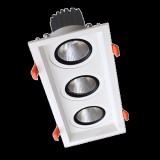 ELMARK TRIPLE LED MOVABLE SPOT LIGHT 3X15W 230V 4000K WHITE
