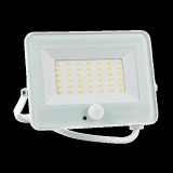 ELMARK VEGA30 LED kültéri relektor 30W, 2700K, fehér, szenzorral