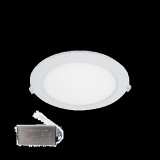 ELMARK VÍZÁLLÓ LED PANEL KEREK 18W 6500K IP44+SÜRGŐSSÉGI KÉSZLETTEL