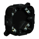 ELMARK VP074-55 INSTAL. BOX + TERMINALS 88X88MM IP 44 BL