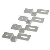 ELMARK WALL-MOUNT GALVANIZED STEEL BRACKETS 4 PCS SET