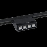 ELMARK ZFLD SÍNES LÁMPATEST 2-LINES 12W 30° 4000K FEKETE