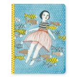Elodie egyedi notesze - A/5 jegyzet füzet - Elodie notebook - Djeco