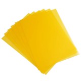 Elõlap, A4, 200 micron 100 db/csomag, Bluering® áttetszõ sárga