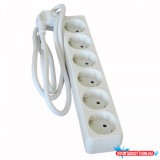 Elosztó hat csatlakozós 1,5m kábellel asztali 16A max. 3500W Bluering(R)