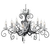 ELSTEAD Amarilli 10Lt csillár fekete/ezüstszínű