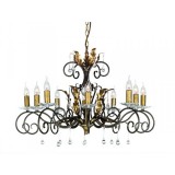 ELSTEAD Amarilli 10Lt csillár sötétbronz/arany