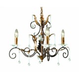 ELSTEAD Amarilli 3Lt csillár sötétbronz/arany