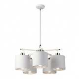 Elstead Balance White/Polished Nickel Chandelier csillár