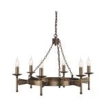 ELSTEAD Cromwell 6Lt csillár sötétbronz