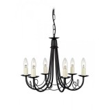 ELSTEAD Minster 6Lt csillár fekete