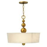 ELSTEAD Zelda 3Lt függeszték sárgaréz