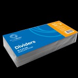 Elválasztócsík, karton 190g. 10,5x24cm, 100 db/csomag, Bluering® fehér