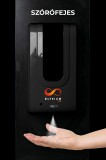 Elysium Aid Pte. Ltd. Elysium Pro professzionális, érintésmentes, 1200 ml-es adagoló - Szórófejes folyadék - Fekete állvánnyal - Fekete