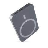 EMOS B0555GY Powerbank WI 522, 5 000 mAh, 20 W+Wireless, szürke