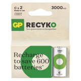 EMOS B2533 GP ReCyko NiMH Akkumulátor HR14 (C) 3000mAh 2db