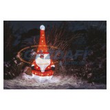 EMOS DCFC05 LED karácsonyi manó, 61 cm, kültéri és beltéri, hideg fehér, időzítő, 2,1 W, 230 V AC, IP44