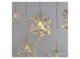 Emos DCGW06 LED -es kültéri fényfüggöny hópihe