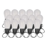 Emos GoSmart 15x parti izzók, 15 m, kültéri és beltéri, RGBIC WiFi LED fényfüzér