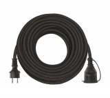 Emos Hosszabító Gumi 20M 3X1,5 Fekete