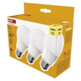 EMOS L5F42.3 LED fényforrás BASIC A60 8,5W(60W) 806lm E27 WW 3PC