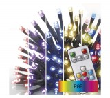 Emos Led Karácsonyi Fényfüzér, 12 M, Kültéri És Beltéri, Rgb, Távirányító, Programok, Időzítő