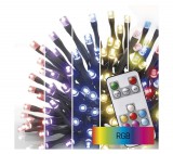 Emos Led Karácsonyi Fényfüzér, 12 M, Kültéri És Beltéri, Rgb, Távirányító, Programok, Időzítő