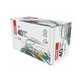 EMOS LED karácsonyi nano fényfüzér 4m IP44 időzítős zöld kábel többszínű (D3AM01) (D3AM01)