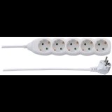 Emos P0521 Kapcsoló nélküli hosszabbító 5 aljzat 1.5m - Fehér (P0521)