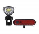 Emos P3923 Első + Hátsó Tölthető Led Kerékpár Lámpa, 90 Lm