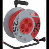 Emos PVC hosszabbító kábel dobbal - 4 aljzat, 25m (1908142500)