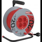 EMOS PVC Hosszabbító kábel dobon - 4 aljzat, 20 m, 1 mm2 (1908142001)
