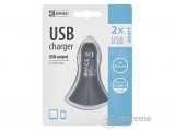 Emos univerzális autós 2xUSB töltő, 2.1A