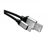 Emos Usb Kábel 2.0 A Dugó - C Dugó 1M Fekete