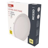 EMOS ZD1154 LED süllyesztett lámpatest NEXXO, kerek, fehér, 25W, meleg fehér